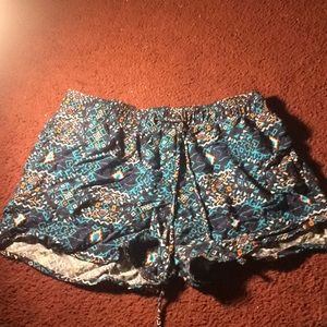 Colorful shorts only been worn a few times